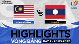 Highlights MALAYSIA vs LAOS [SEA Games 31 LMHT - Ngày 1][20.05.2022]