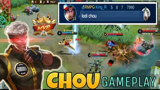 Nagbuhat si CHOU sa Rank Game | Josh Ty_V | Mobile Lagends