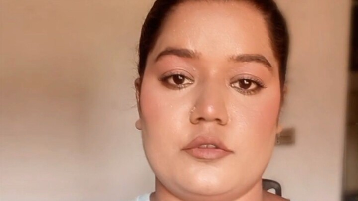 Day 1/15 💄✨Starting my 15 Day Makeup Course! 🤍Let’s see the transformation by Day 15!