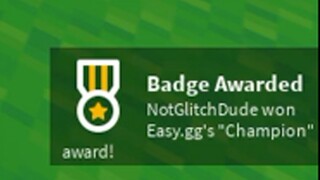 How to get Champion Badge - Roblox Bedwars
