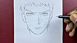Anime drawing | how to draw adult naruto step-by-step