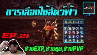 MIR4 EP.21 : วิธีเลือกใช้สัตว์ฟ้าแต่ละสาย [ สายEXP,สายขุด,สายฟาร์มของ,สายPVP ] - NFT