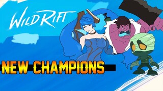 NEW CHAMPIONS IN WILD RIFT - ROLES AND LANE POSITIONS