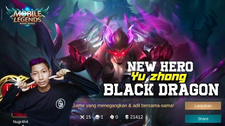 New HERO Yu Zhong MOBILE LEGENDS-BISA JADI NAGA