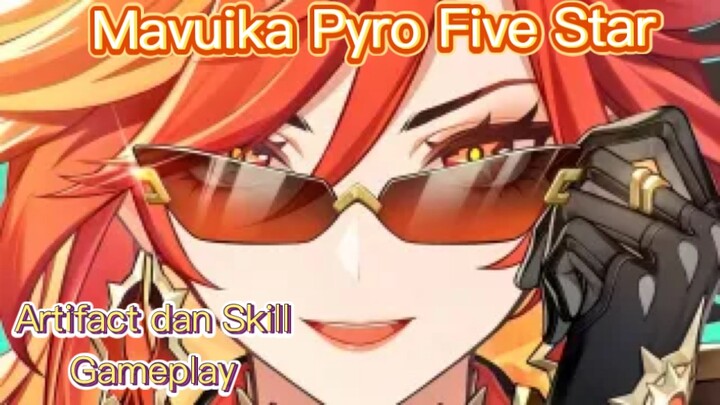 Genshin Impact INDO - Pembahasan Mavuika Pyro Five Star mengenai Artifact dan Skill + Gameplay