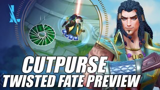 UNFINISH CUTPURSE TWISTED FATE PREVIEW | WILD RIFT