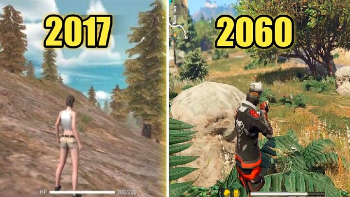 EVOLUTION FREE FIRE 2017 TO 2060 | FREE FIRE BATTLEGROUND00