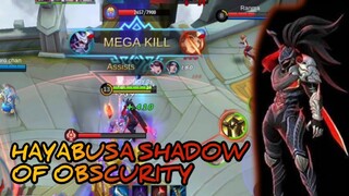 HAYABUSA SHADOW OF OBSCURITY GAMEPLAY | MOBILE LEGENDS BANGBANG