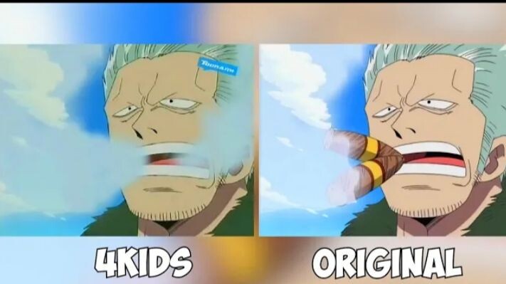 ONE PIECE CENSORSHIP COMPARISON| Smoker