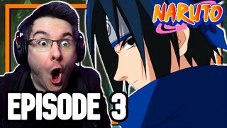 SASUKE & SAKURA!! | Naruto Episode 3 REACTION | Anime Reaction