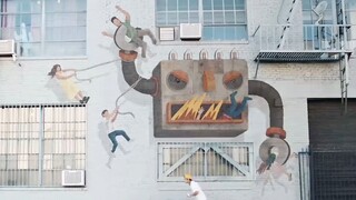 在未来穷人连跑步都是违法的，意识到这点的男人急忙停了下来，可已为时已晚..