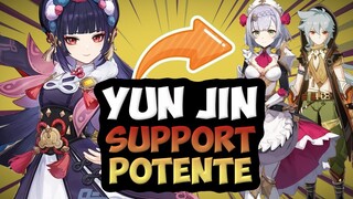 YUN JIN ES SUPPORT TOP EN ESTOS EQUIPOS, Y SIN SACAR CONSTELACIONES!! | Genshin Impact Español