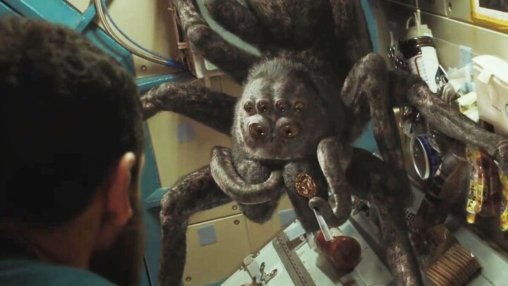 Astronaut Encounters a Giant Spider Monster, Apparently as Ancient as the Universe Itself, Conveying