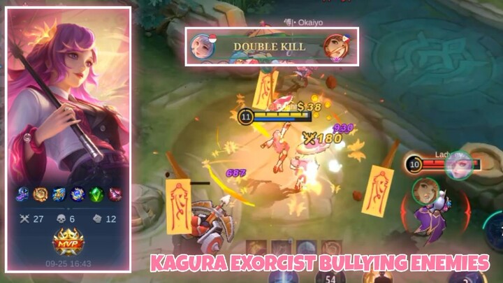 NEW KAGURA EXORCIST BULLYING ENEMIES SKIN SCRIPT GAMEPLAY - Raymarcc