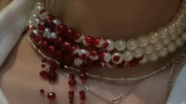Vòng cổ ngọc trai tự làm🩸