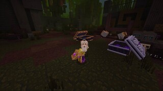 Minecraft/ Exploring A Deathly Graveyard For Some Runes / Spellcraft By Gamemode One Part 4