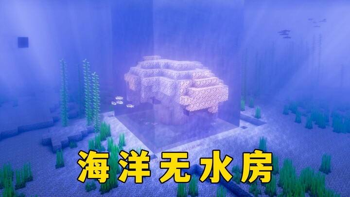 Minecraft: Fan submission of waterless barrier, use it to transform the ocean cherry blossom room!