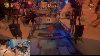 Crash 4 Gameplay via Remote Play