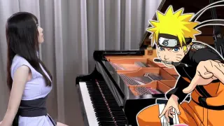 【Naruto Divine Comedy Piano Version】Naruto Shippuden OP5 "Firefly Light / Shalala - Bio Chief" Piano