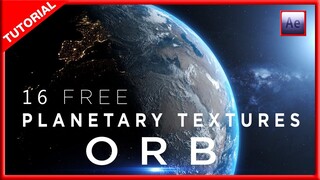 PLUGIN ORB AFTER EFFECTS TUTORIAL + 16 PLANETARY TEXTURES + TUTORIAL NEBULA 3D