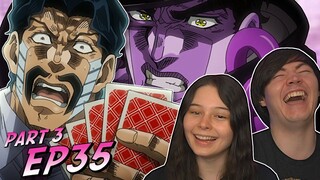 Jojo's Bizarre Adventure Part 3 Ep 35 REACTION & REVIEW!!