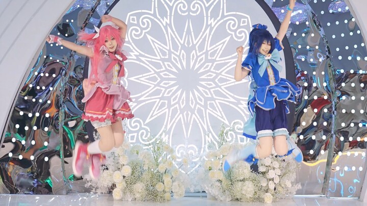[Balala] Panggung Ling Sisters! ♥ Poppin Candy Fever♥ Kostum buatan sendiri ini keren banget! [Banda