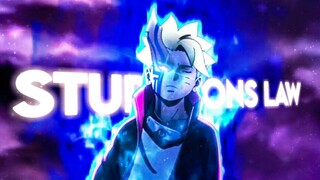 boruto vs boro cool fight| AMV sturgeons law