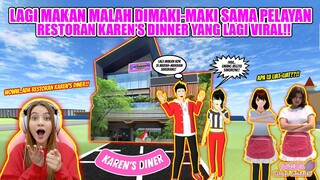 REVIEW RESTORAN KAREN'S DINNER YANG LAGI VIRAL DI SAKURA!! SAKURA SCHOOL SIMULATOR - PART 632