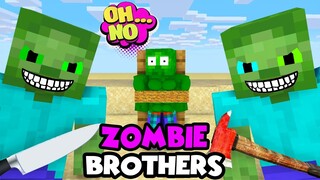 MONSTER SCHOOL - HEROBRINE BROTHERS MAKE TROUBLE (FUNNY CHALLENGE)