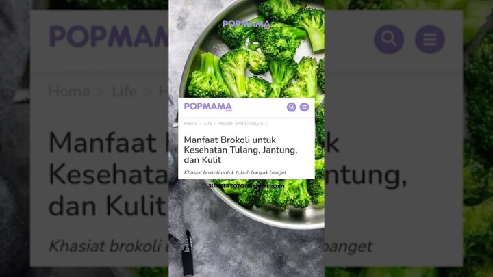 Manfaat Brokoli untuk Kesehatan Tulang, Jantung, dan Kulit #brokoli #kesehatan