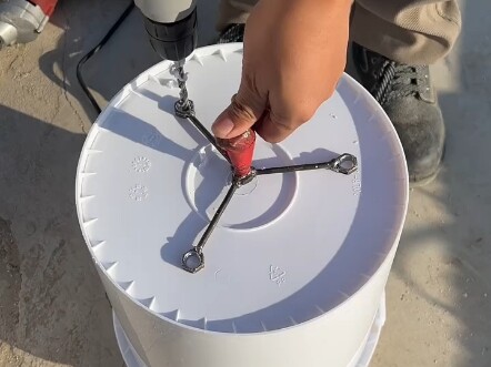 Máy xay rau cỏ tự chế