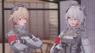 [เกิร์ล ฟรอนไลน์2 ไล่ล่า] ฝึกยิงปืนพกประจำวันของโครลิโก [Blender Animation]