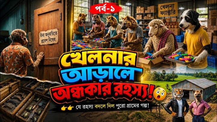 একটি খেলনার কারখানা… আর তার আড়ালে লুকিয়ে থাকা ভয়ংকর সত্য! 😱 | Animal story | পর্ব-১ |