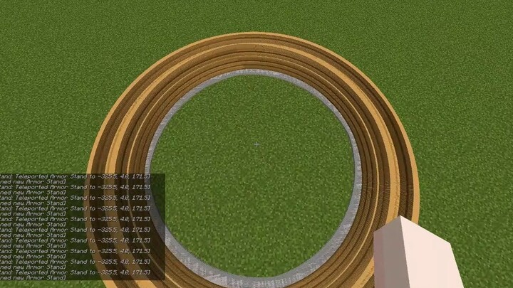 Membuat lingkaran sempurna di Minecraft!