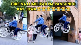 BIKE NA LUMILIPAD NA PANSUNDO KAY JOWA, PINOY MEMES, FUNNY VIDEOS