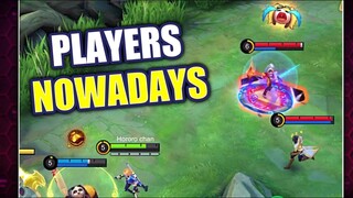 PLAYERS NOWADAYS BE LIKE