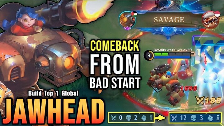 BUILD TOP 1 GLOBAL JAWHEAD | COMBACK FROM BAD START | SAVAGE | mllb