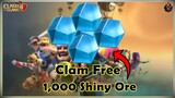 How To Clam Free 1,000 Shiny Ore | COC Leak & Updates | @AvengerGaming71