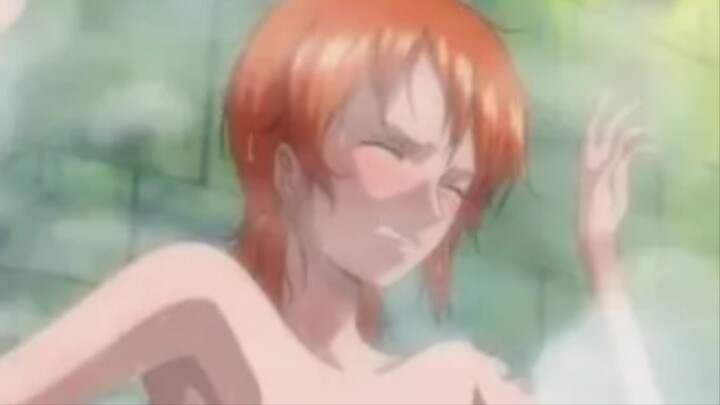 Nami keenakan dan pasrah di emut luffy