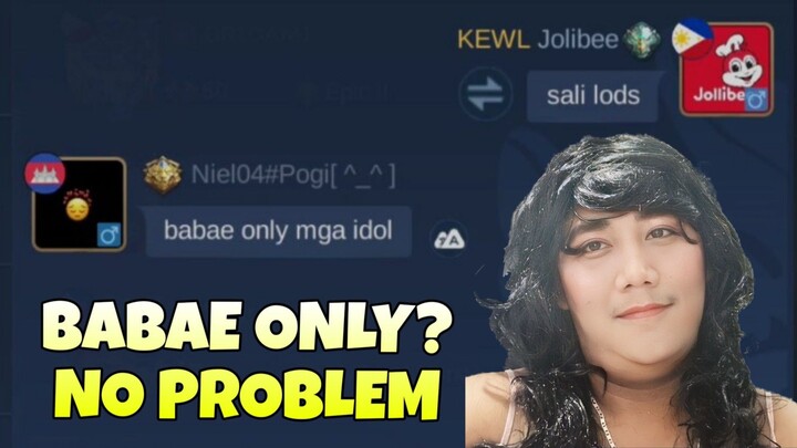 hot mama na angela user prank in mobile legends