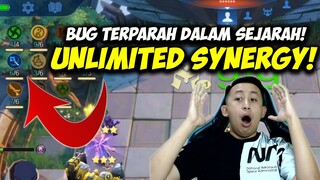 VIRAL BUG UNLIMITED SYNERGY MAGIC CHESS!! GA JAMAN 666, NIH KOMBO META 97643 MOONTON PLS FIX!