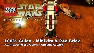 #11 Attack of the Clones - Gunship Cavalry 100% Guide - LEGO Star Wars: The Complete Saga
