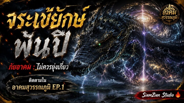 จระเข้ยักษ์พันปี ปล่อยลูกไฟอาคม 🐊🔥 | อาคมสุวรรณภูมิ EP.1