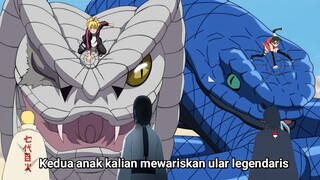 KUAT Dan BERACUN! Boruto dan sarada berkontrak dengan dua ular legendaris terkuat