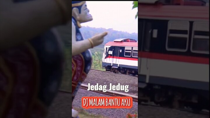 Kereta Api Lagu Jedag Jedug Malam Bantu Aku #shorts #storywa