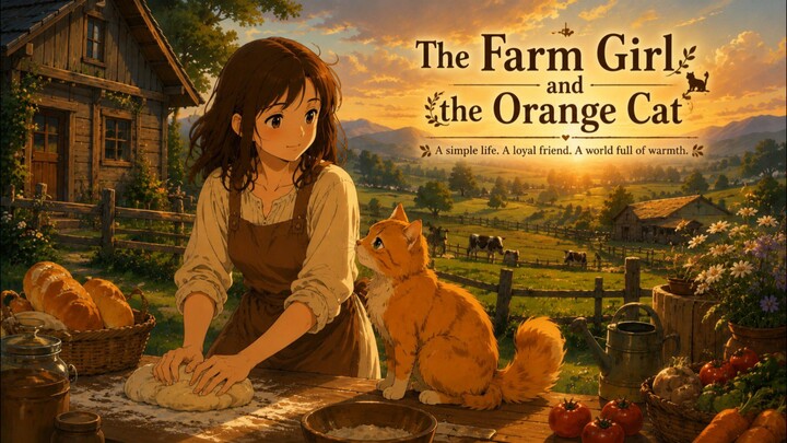 The farm girl and the orange cat story