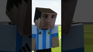 Crossbar Challenge with Sokir Characters ⚽ - Minecraft Animation #shorts