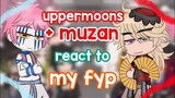 Uppermoons + Muzan React To My TikTok FYP || Demon Slayer/Kimetsu No Yaiba || 1/?