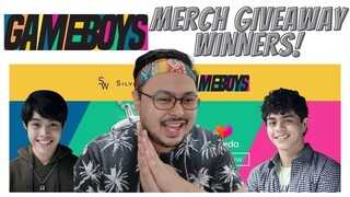 GAMEBOYS Merch Giveaway Winners Announcement!