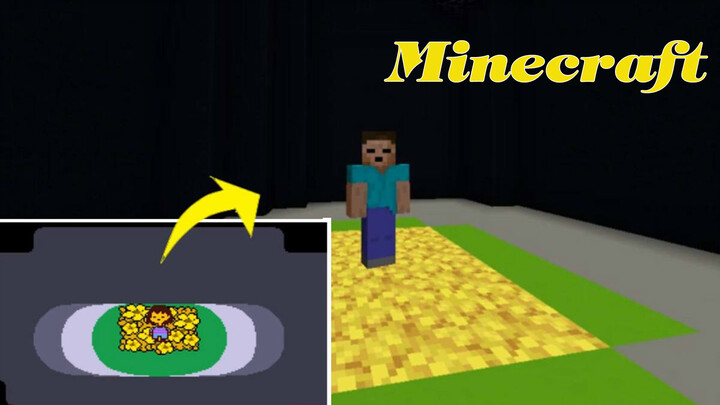 Mendirikan Undertale di Minecraft